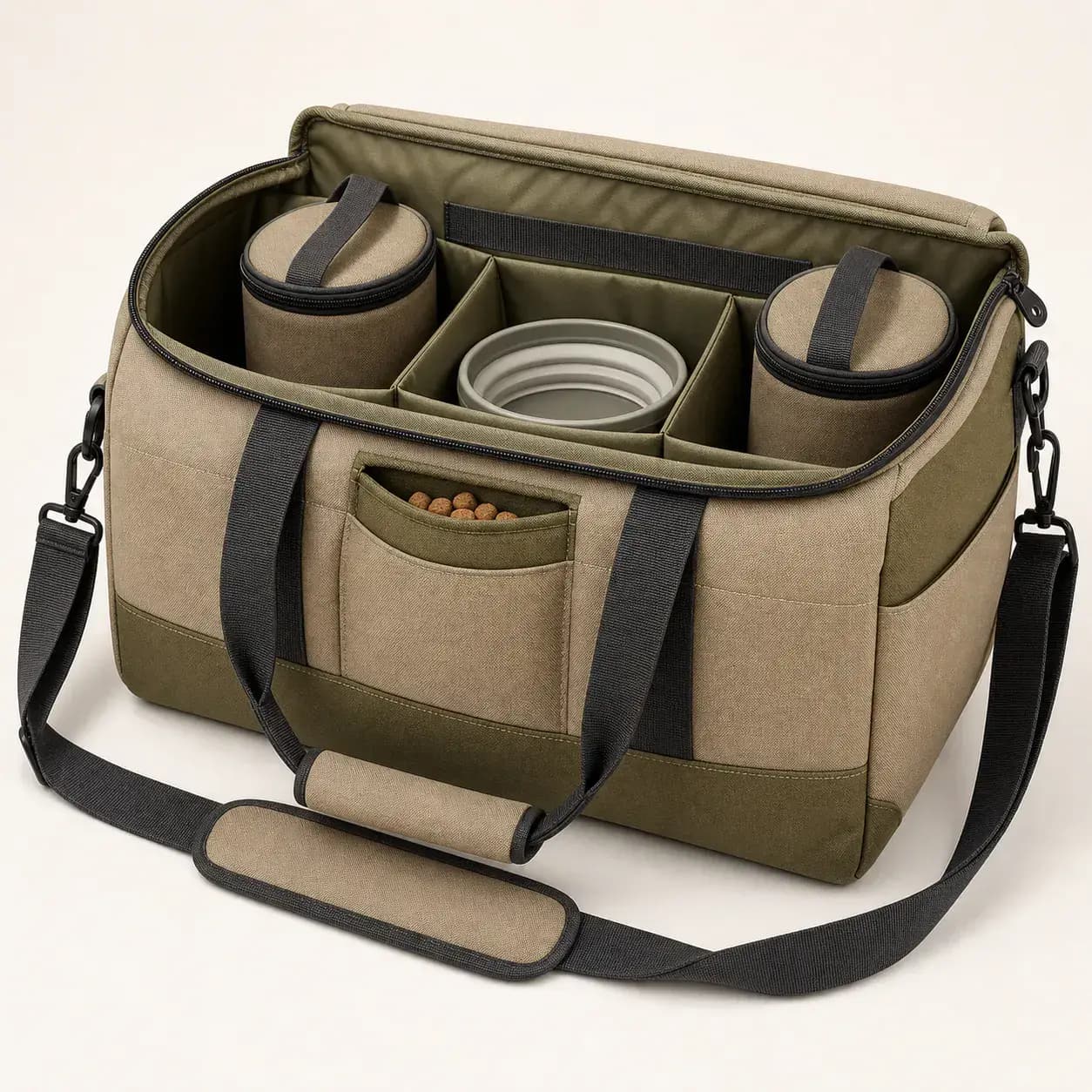 PT006 Weekender Pet Travel Organizer AI-assisted product concept on a neutral studio background