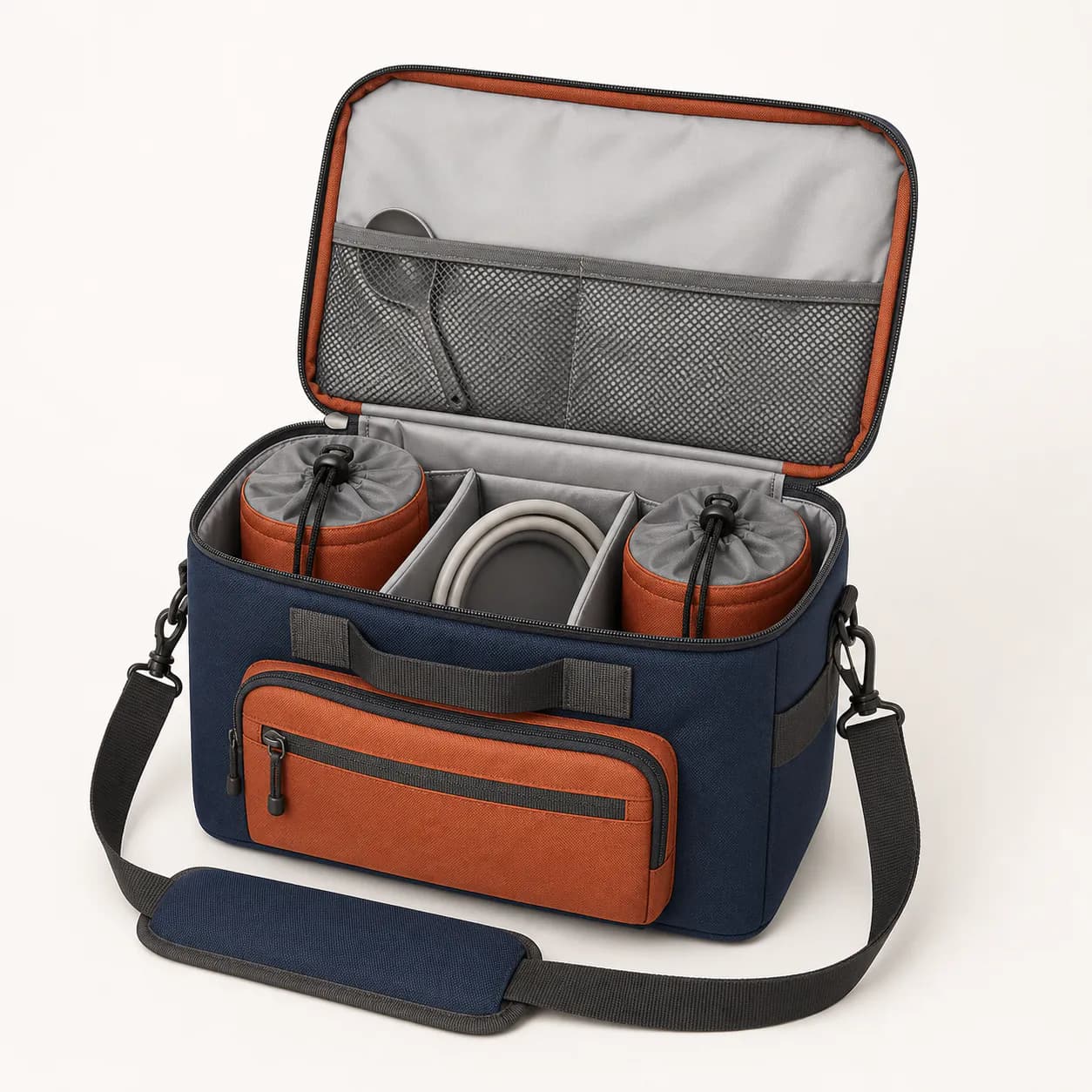 PT007 FeedMate Pet Feeding Organizer AI-assisted product concept on a neutral studio background