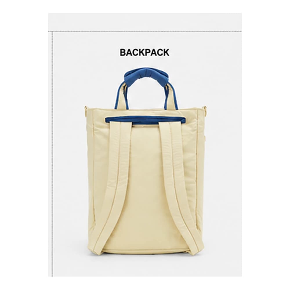 Backpack carry view of PDB001 convertible padel work bag