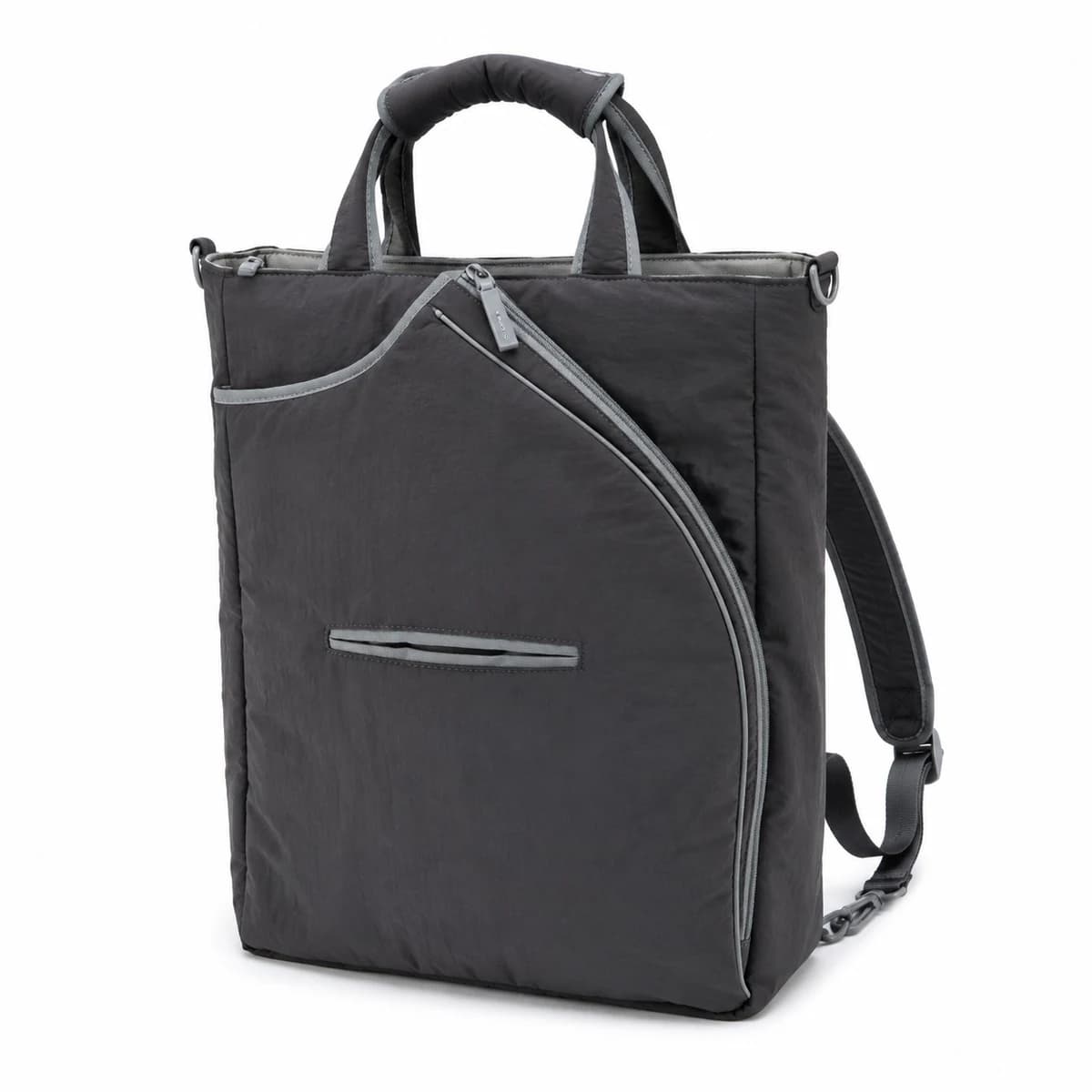 Charcoal grey PDB001 lightweight padel work tote backpack digital colour reference