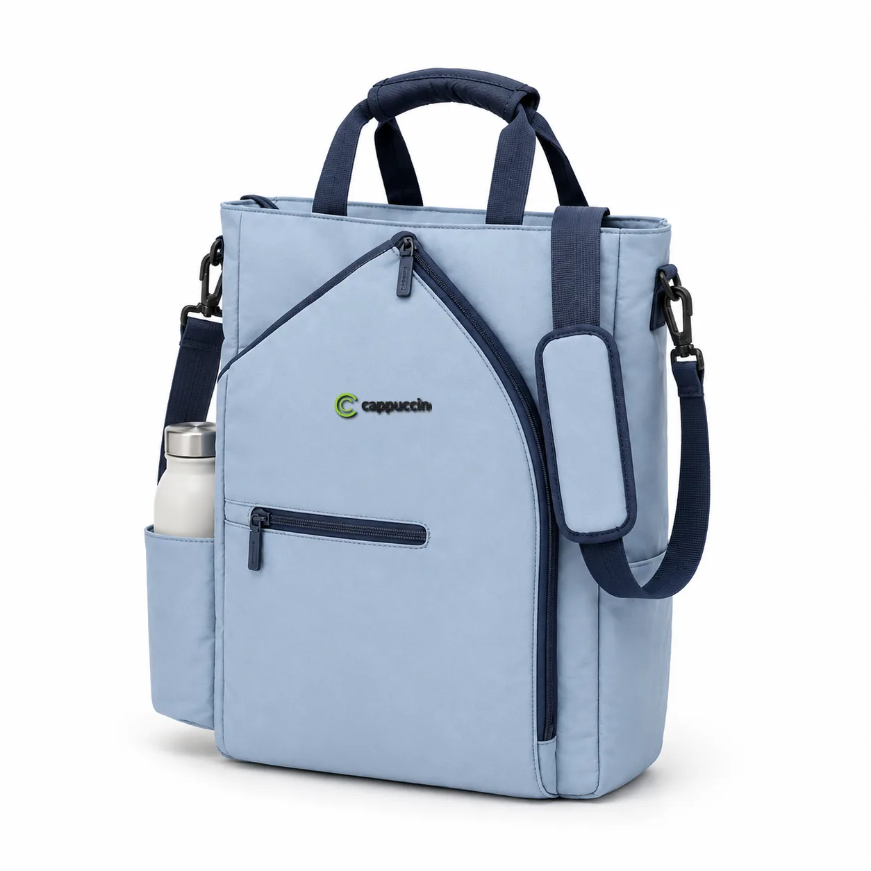 Cappuccino PDB015 work-court commuter padel tote with small embroidered logo