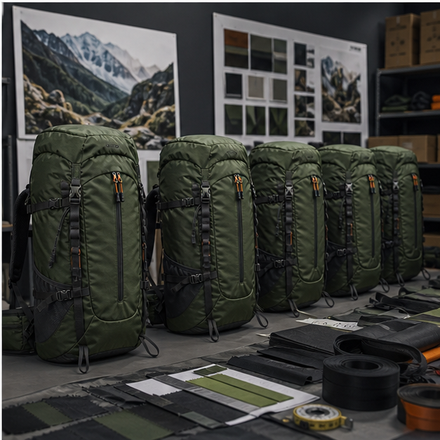 Custom Hiking Backpacks Manufacturer factory case scene