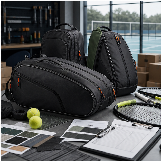 Custom Tennis Bags Manufacturer factory case scene