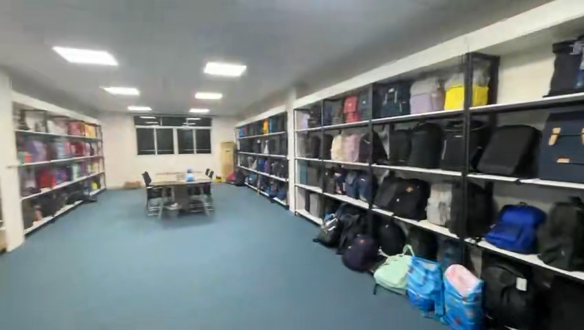 Actual racket sports bag samples