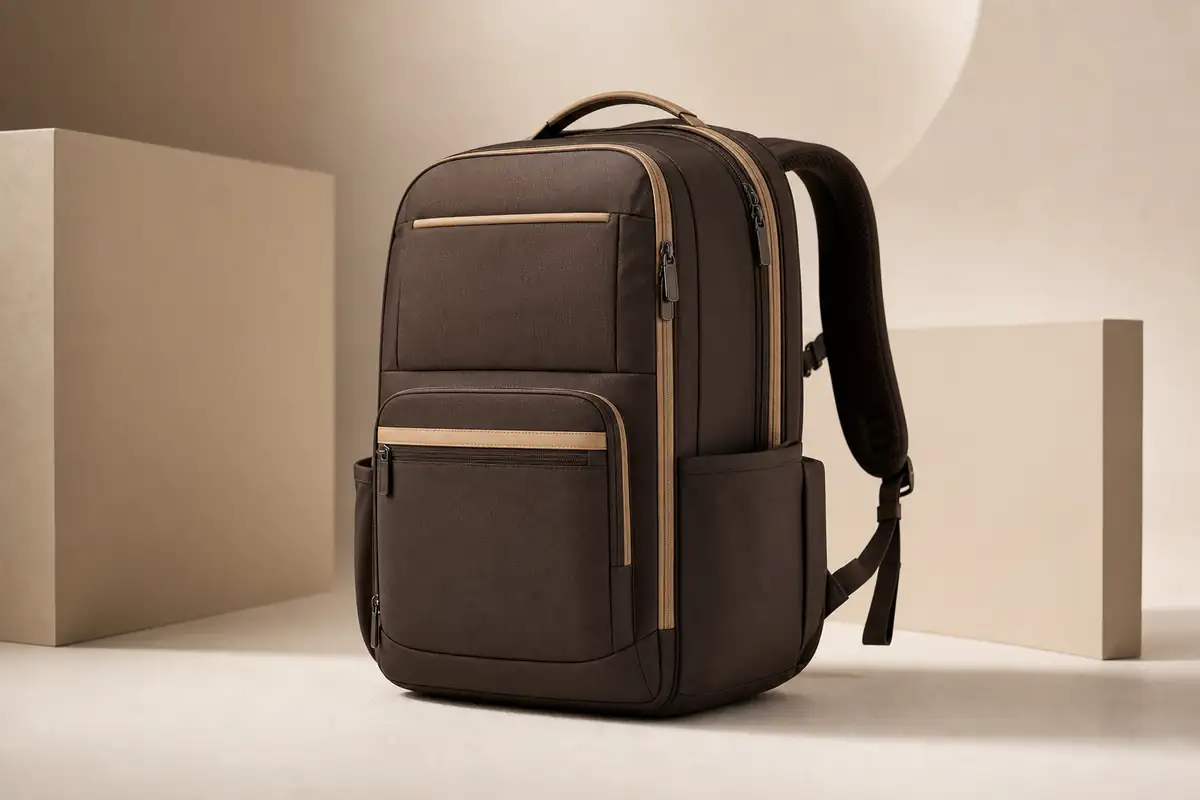 Original laptop travel backpack concept